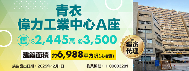 偉力工業中心A座 低層 I00003281